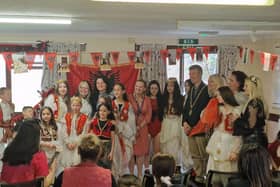 The Mayor &amp; Mayoress with performers