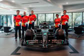 Five Mercedes team members - are running the London Marathon in aid of Helen & Douglas House. (Photo credit: Mercedes-AMG Petronas Formula One Team)