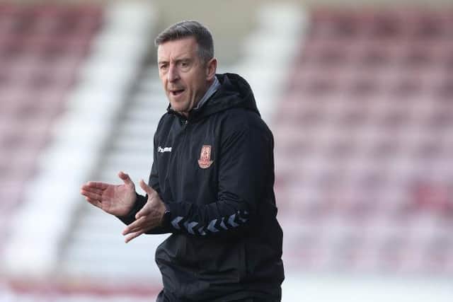 Cobblers manager Jon Brady