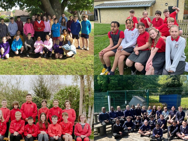 Some of the many children leaving primary schools this July across Northampton.