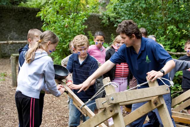 Catapult building at YHA Castleton in the Peak District