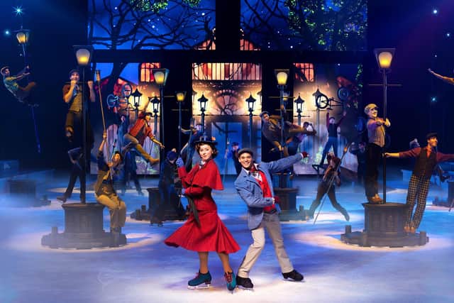 See the world from London rooftops with Mary Poppins, Jack and fellow dancing lamplighters (photo: Disney On Ice)