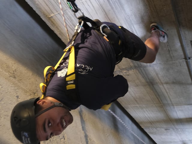 Fifteen people abseiled down the National Lift Tower in aid of the McCarthy-Dixon Foundation and raised over £7,000 on Saturday, June 25 2022.