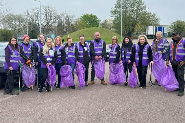 Panther team geared up for litter pick at Lodge Farm 