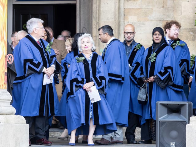 The ceremony and procession took place in and around All Saints Church on Thursday May 29.