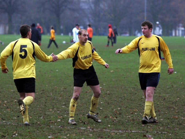2008 - Sunday football at The Racecourse Northampton, Duke Of York V Plumb-Line