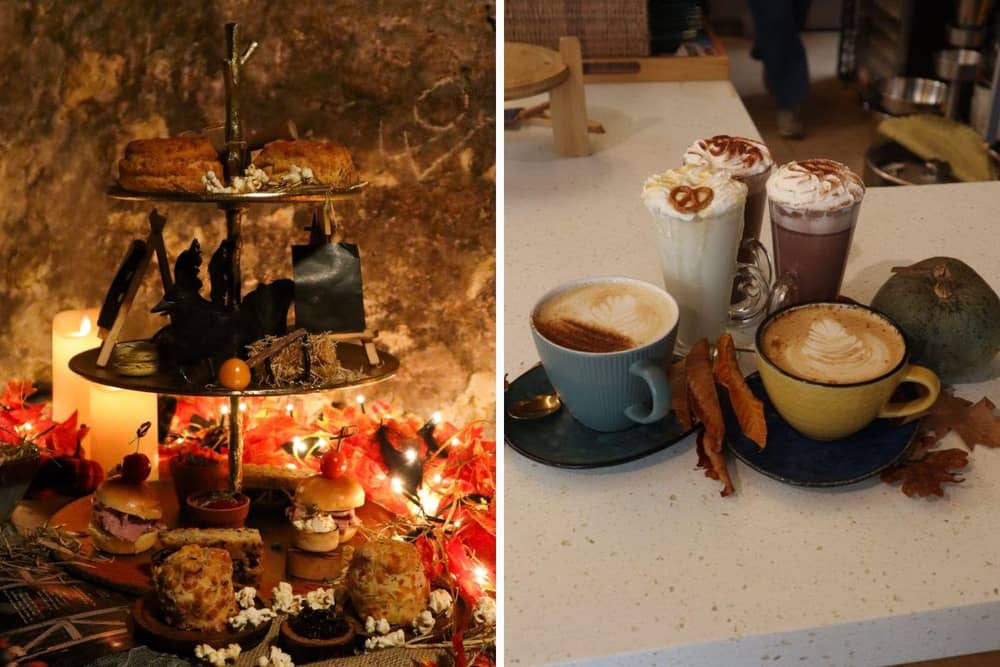From black forest hot chocolate to french toast latte, there are autumn specialty drinks for everyone – and walking around the autumnal gardens with a warming beverage is encouraged.