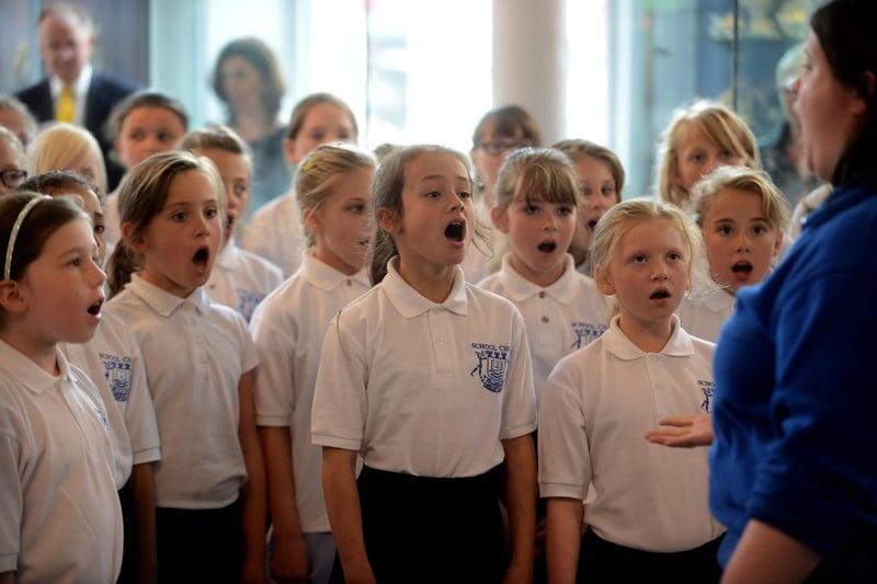 Back to 2013 for this view of the Castletown Primary School choir singing as part of the closing of the Making Music at Mowbray events at Sunderland Museum & Winter Gardens. Does this bring back happy memories?