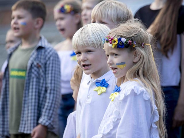 Delapré Abbey hosted the event on August 24, which saw people come together to celebrate the Ukrainian culture and pray for the country.