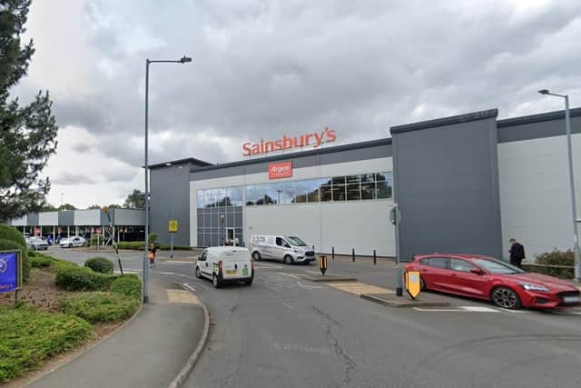 Police were called to Sainsbury's in Sixfields following reports of a 'firearm'
