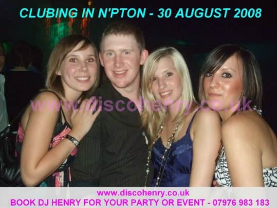 Nostalgic pictures from a night out at NB's