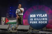 Bob Vylan headlining the Solasta stage at the Shambala Festival on Friday, August 28, 2026. Photo by David Jackson.