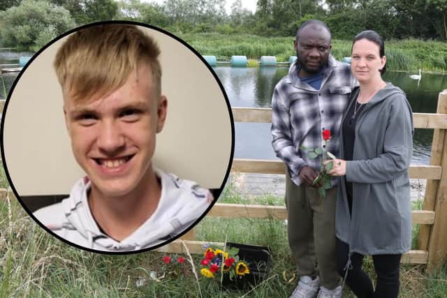 Ronalds Abele (family photo)/ Thomas Okyere and Laura Kirsteine, Ronalds' parents/National World