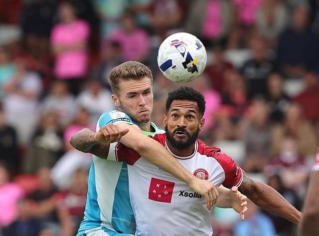 Strong first half. Brought the physicality required against Stevenage and helped see off their set-piece threat. But all it takes is one moment and Cobblers were severely punished when they switched off. Then missed a huge chance at 1-0... 6