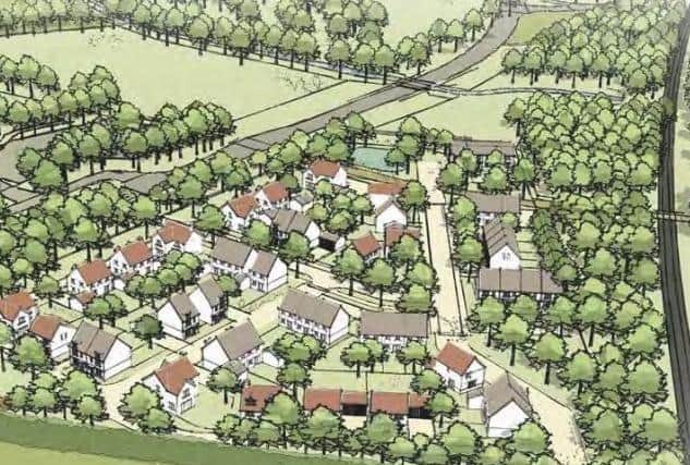 Here's an artist's impression of what the estate could look like.