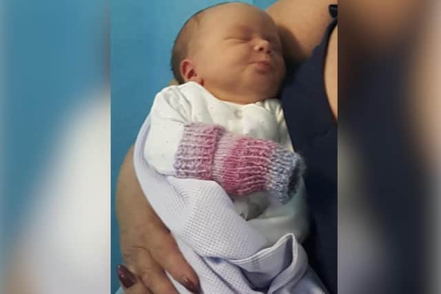 Jade and Adam's baby daughter was just five months old when she died