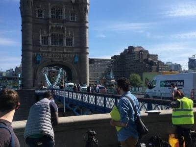 The first shot taken of the film was from Tower Bridge