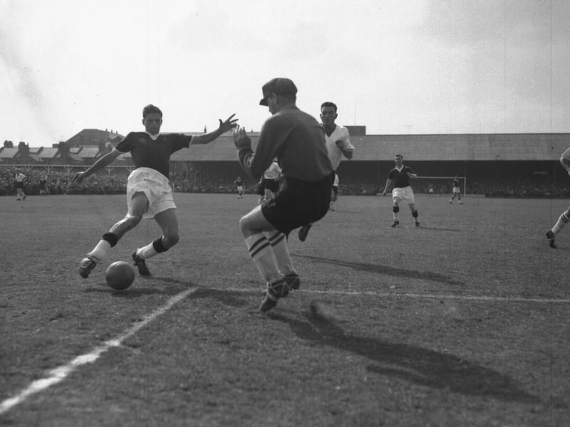 Cobblers v Workington, September 5, 1959. The Division Four match ended in a goal-less draw.