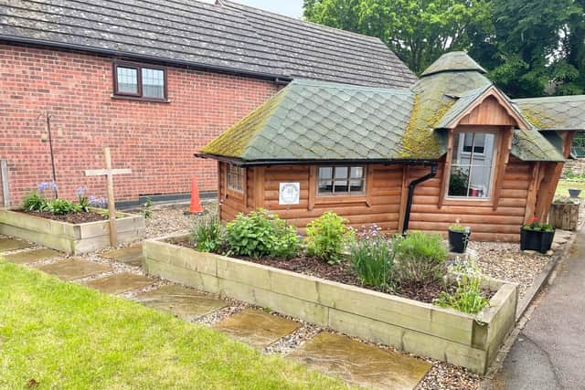 The Peace Garden at Guilsborough Primary School.