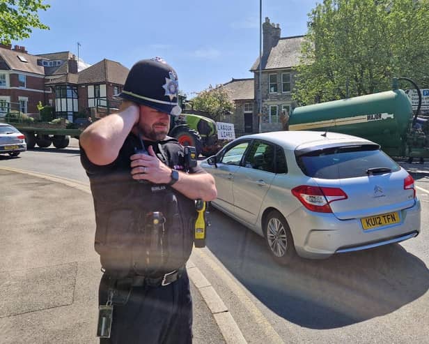 Police were in attendance