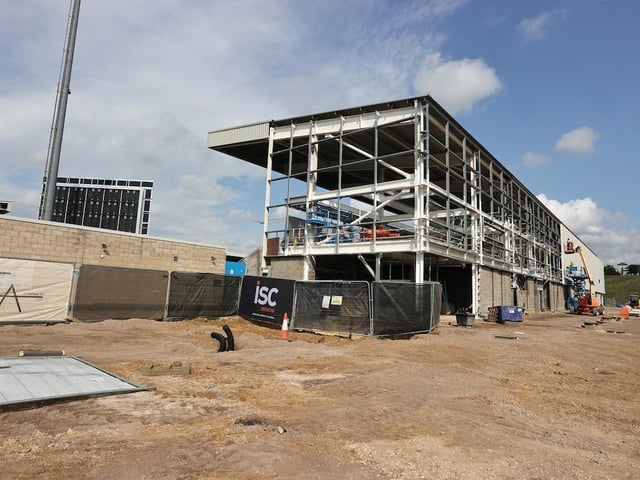 The side of the stand