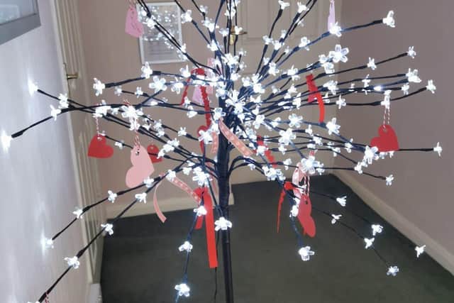 Valentine’s Day tribute tree