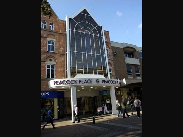 The entrance to Peacock Place from Abington Street back in 2007.