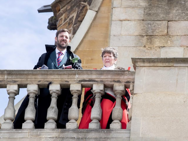 The ceremony and procession took place in and around All Saints Church on Thursday May 29.