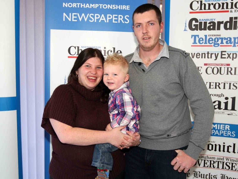 2012 - Stephanie Shaw, Alfie Shaw and Joe Shaw.