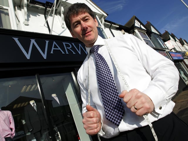 Warwicks new store opening on Wellingborough Road, Northampton. Pictured is Neil Warwick in 2009