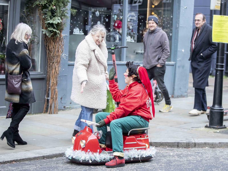 St Giles' Street was closed to traffic to allow shoppers to walk freely down the road, which created a welcoming, community feel.