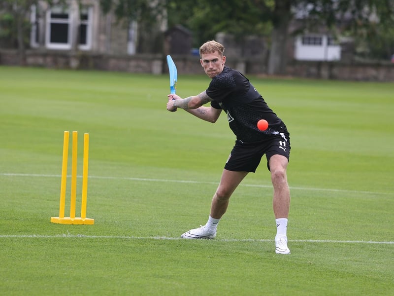 Mitch Pinnock winds up for a big shot