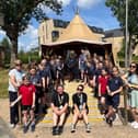 UON Education academics and students and staff from Grange Park Academy, Kettering.