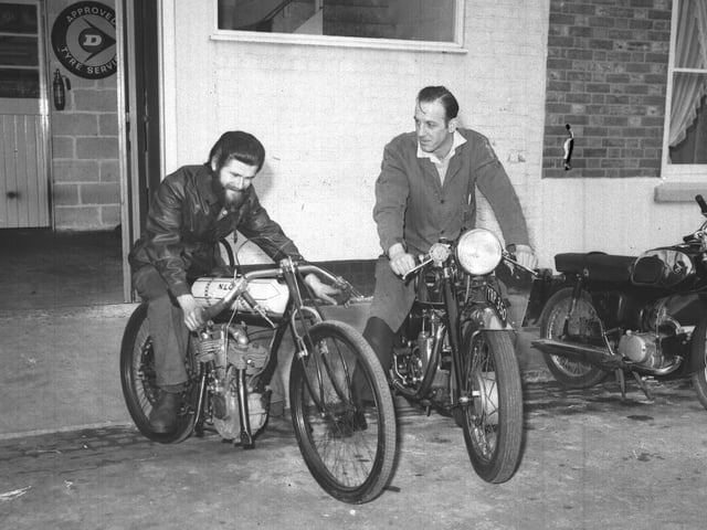 October 20, 1965 - vintage bike at Stokes