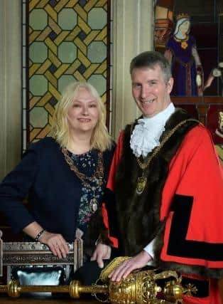 Mayor Cllr Paul Joyce and Mayoress Mylissa Joyce.
Credit: Northampton Town Council