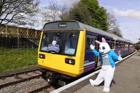 Easter Bunny at Rushden Station
