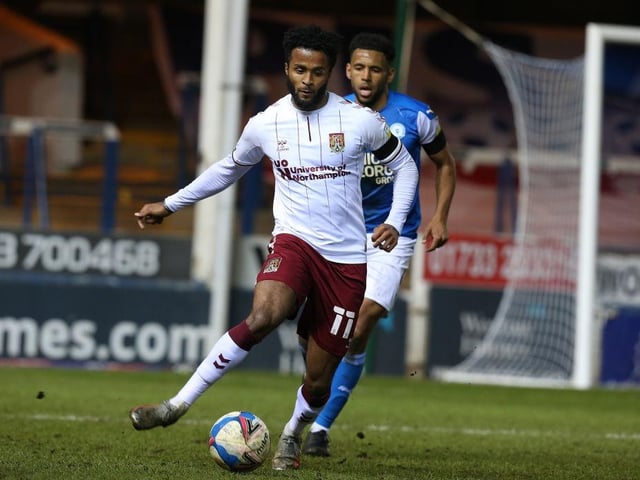 Netted twice in 17 outings for Cobblers in 2020/21. Career path has since taken him to Sutton United, Woking, Livingston and then Maidenhead in January of this year.
