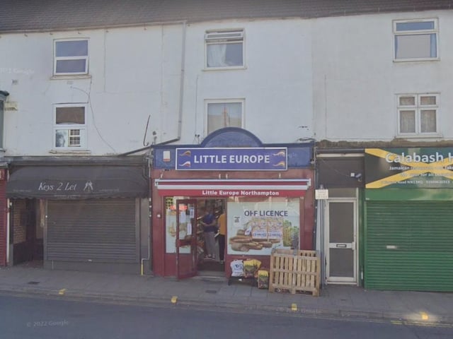 Little Europe in Wellington Place, Northampton. Last inspected: February 22, 2022