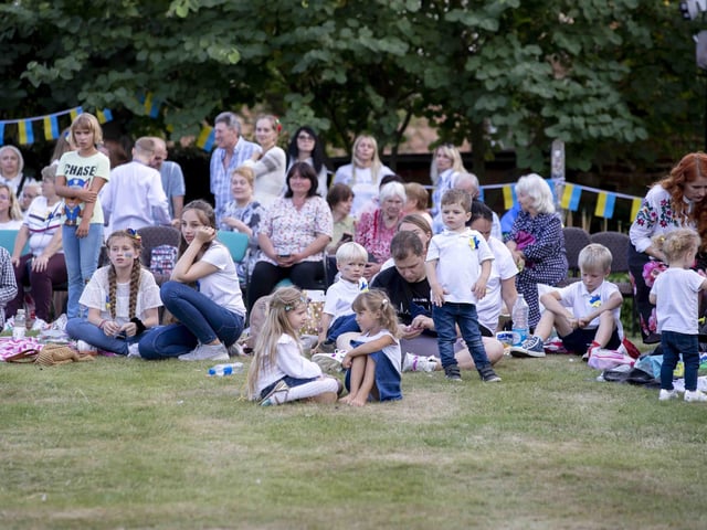 Delapré Abbey hosted the event on August 24, which saw people come together to celebrate the Ukrainian culture and pray for the country.