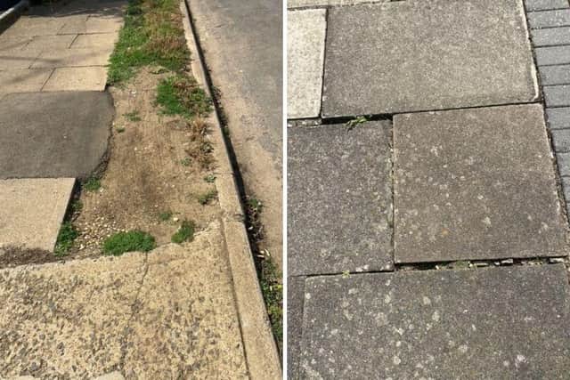 Resident Glenn Butcher says some of the paving slabs are an inch higher than others, some have been replaced with tarmac, and tree roots have grown through the ground to make it “very uneven”.