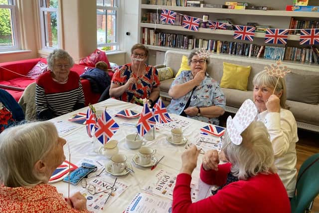 A tea party hosted recently by Volunteer Action Oundle, for vulnerable local residents 