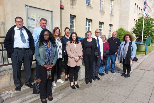Grieving relatives spoke of their anger outside Northampton Magistrates' Court.