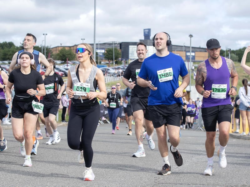 Hundreds of runners took part in the event on Sunday May 31, which started and ended at Sixfields Stadium.