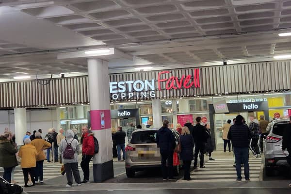 Weston Favell Shopping Centre was evacuated this morning (Wednesday April 24).
