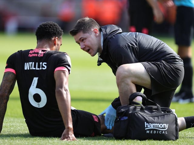 On October 15th Jon Brady said Willis would be out 'for a period of time' with an unspecified injury
