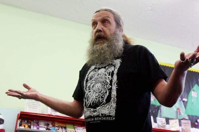 One of Northampton's most famous sons,  Alan Moore was born in 1953 and attended Northampton Grammar School, the predecessor to Northampton School for Boys. He is most well known for his work in graphic novels and science fiction. Alan often uses Northampton as a backdrop for his work. A fascinating man with a worldwide following.