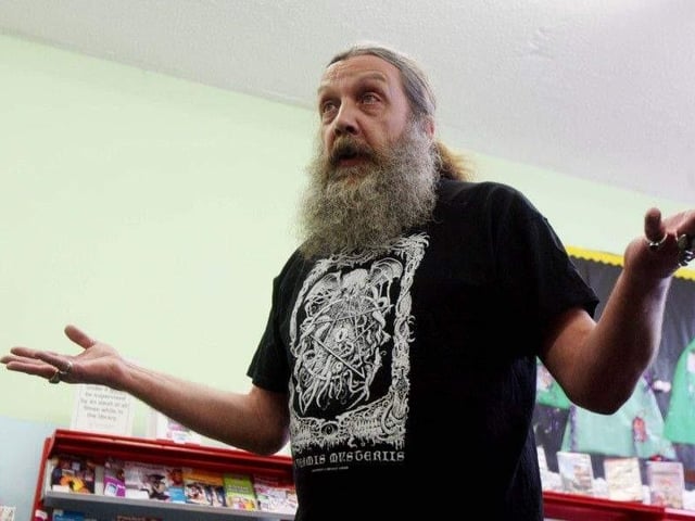 One of Northampton's most famous sons, Alan Moore was born in 1953 and attended Northampton Grammar School, the predecessor to Northampton School for Boys. He is most well known for his work in graphic novels and science fiction. Alan often uses Northampton as a backdrop for his work. A fascinating man with a worldwide following.
