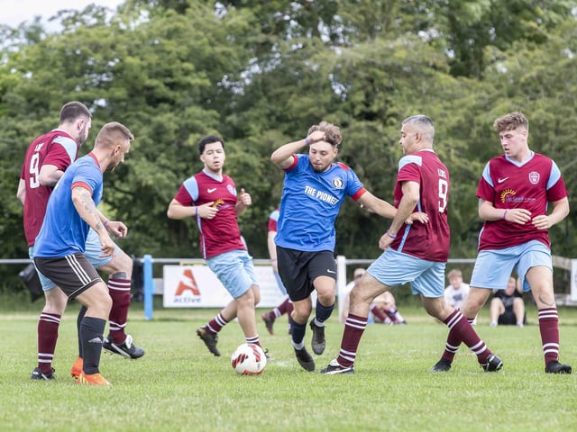 Hundreds gathered to remember 20-year-old Northampton amateur footballer Luke, who sadly died in January
