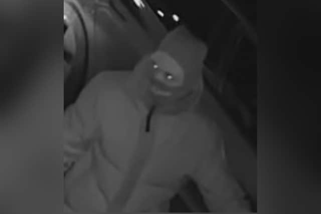 Police would like to speak to this man after an incident of criminal damage in Northampton.