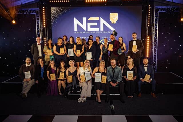 The winners at the Northamptonshire Education Awards 2024.